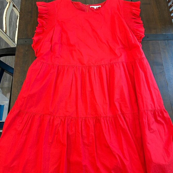 English Factory Dresses & Skirts - Women's English Factory Red Ruffle Dress